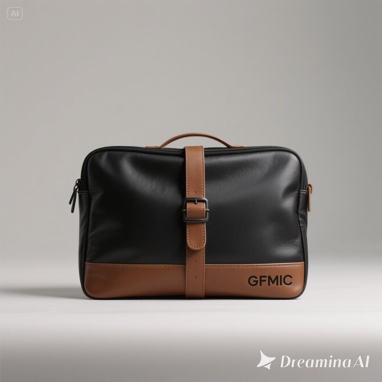 Black & Tan Two-Tone Bag